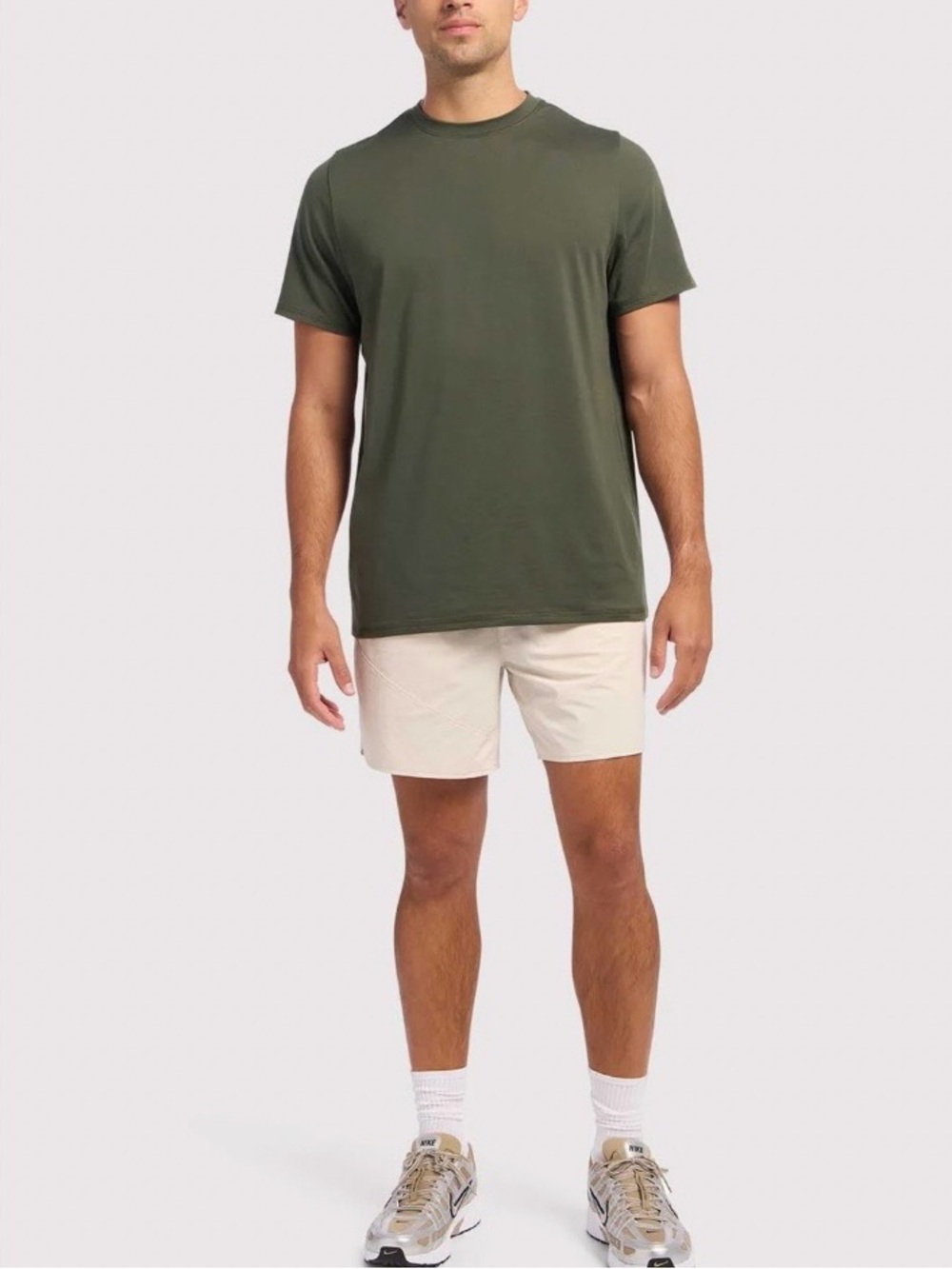 Nuuds green casual relaxed fit tee
